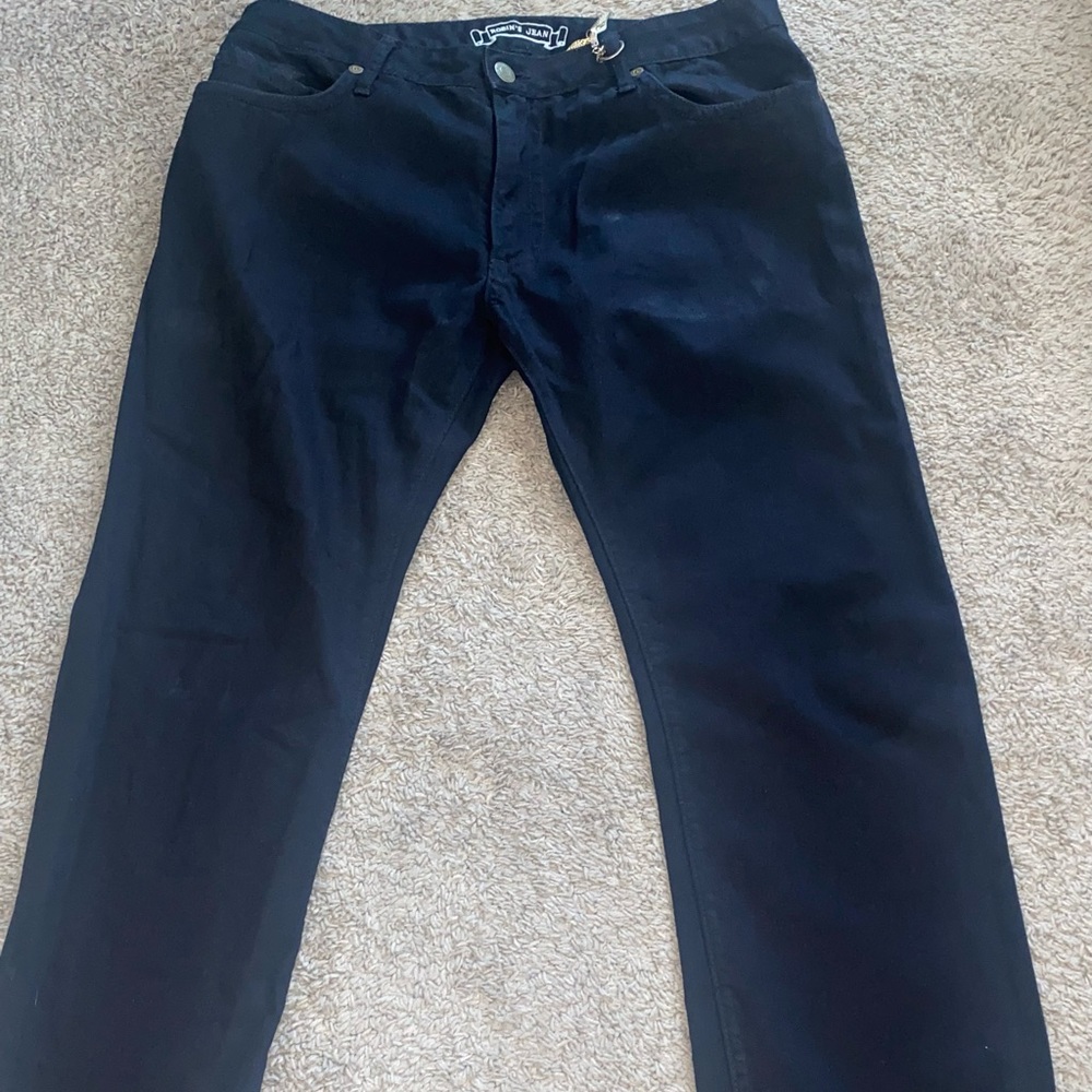 Mens Robins Jeans Gold Studded (36)